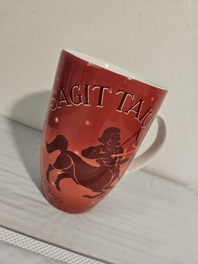 Zodiac Sagittarius Red Ceramic Mug by Zodiac
